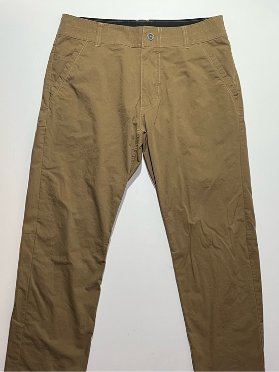 Kuhl Other - Men’s Kuhl Slax Lightweight Outdoor Hiking Dark Khaki Pants, 34x30